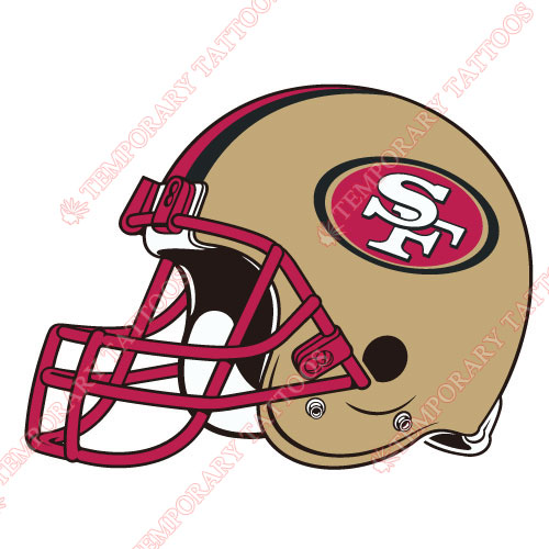 San Francisco 49ers Customize Temporary Tattoos Stickers NO.749